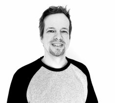 Christian Hülsmann schwarz weiss Portrait von Christian Hülsmann